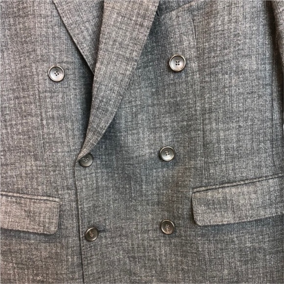 NEW A.L.C Gray Chadwick Oversized Pinstripe Blazer - Picture 7 of 15